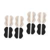 minkissy 2sets Adhesive Heel Patches Heel Liner Pads for Shoes Comfortable and Odor-Resistant Grips 4pairs*2 view 1