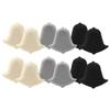 minkissy 2sets Shoe Pads for Women Shoes Forefoot Pads Heel Foot Sticker Breathable 6pairs*2 view 2