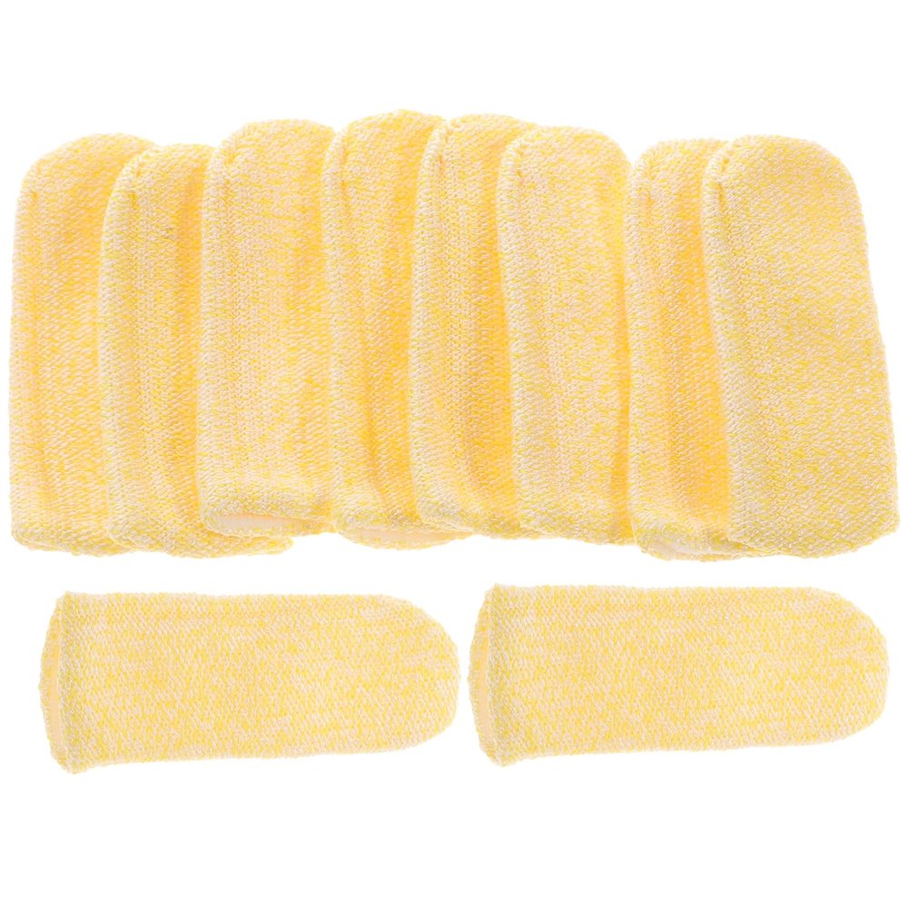 minkissy 40 Pcs Anti-Cut Cot Anti Cut Sleeves Cut Resistant Sleeves Drill Vise Guards for Cutting New Fiber Hppe Thumb Shield