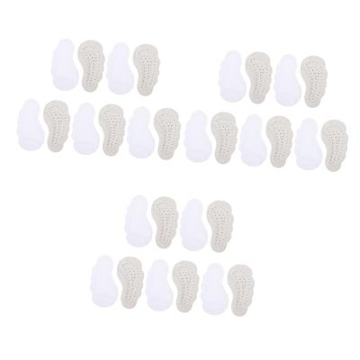 minkissy Sets High Heel Inserts Heel Pads for Women's Shoes Half Insoles Forefoot Pads Moisture Absorbent Lightweight Comfortable Pairs