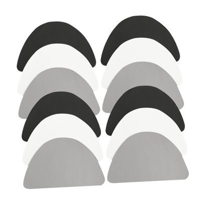 minkissy 12pcs Heel Repair Patches Strong Adhesive for Shoe Sole Protectors Self-Adhesive Boot Repair Patches