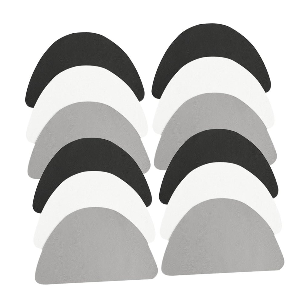 minkissy 12pcs Heel Repair Patches Strong Adhesive for Shoe Sole Protectors Self-Adhesive Boot Repair Patches