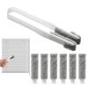 FASSME Window Track Cleaning Tools | Small Spaces Cleaning Brushes,With 6 Replacement Heads Roller Blind Cleaning Brush For Small Spaces view 1