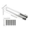 FASSME Window Track Cleaning Tools | Small Spaces Cleaning Brushes,With 6 Replacement Heads Roller Blind Cleaning Brush For Small Spaces view 4