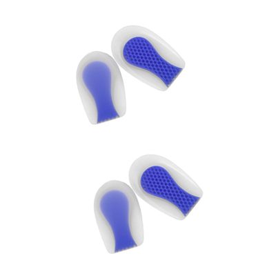 minkissy 2pairs High-Heel Cushion Inserts Silicone Insoles for Men Half Insole Comfortable Heel Pads Portable U-Shaped Shoe Inserts