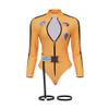 Kill Bill Costume Beatrix Kiddo The Bride Cosplay Costume Outfits Sexy Bodysuit Jumpsuit for Adult Women, Yellow, S view 1