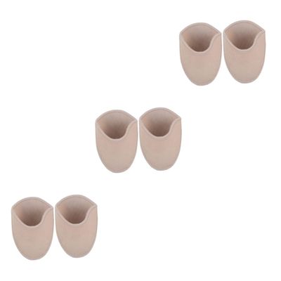 minkissy 3pairs Dance Shoes for Women Foot Peel Socks Post High Heel Foot Support Belly Dance Insoles
