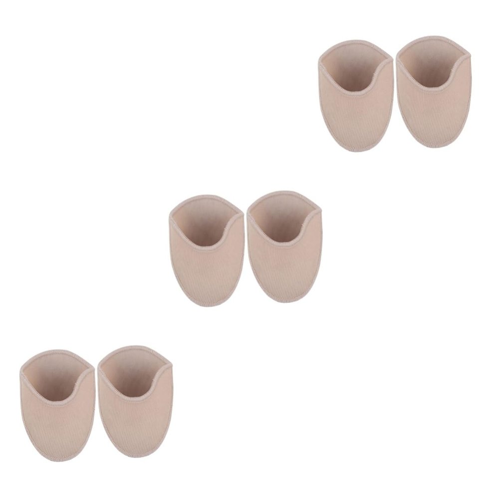 minkissy 3pairs Dance Shoes for Women Foot Peel Socks Post High Heel Foot Support Belly Dance Insoles