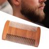 Double Sided Comb, Rosewood Lice Comb, with Double Sided Fine Toothed Grate Comb for Hair and Beard Anti Static Wide Applicability Made of Rosewood Ergonomic Design view 1