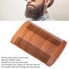 Double Sided Comb, Rosewood Lice Comb, with Double Sided Fine Toothed Grate Comb for Hair and Beard Anti Static Wide Applicability Made of Rosewood Ergonomic Design view 2