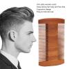 Double Sided Comb, Rosewood Lice Comb, with Double Sided Fine Toothed Grate Comb for Hair and Beard Anti Static Wide Applicability Made of Rosewood Ergonomic Design view 3