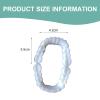 2 Pairs Instant Veneers Dentures-Cosmetic Teeth for A Stunning, Temporary Tooth Filling Solution, Snap-On Dentures Realistic Dental Veneers for Man and Women view 2