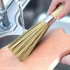 AGONEIR Bamboo Brush Brush Wooden Dish Brush Long Handle Wok Cleaning Brush Dish Brush Kitchen Tool For Home Restaurant Brush With Handle Bamboo Scrubber Wood Dish view 3