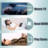 Lazy Glasses, 90 Degree Reading Glasses Horizontal Prism Glasses for Lying Down Reading Glasses and Watching TV Glasses on Bed Upside Down Goggles view 3