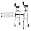 Wheeled Walking Frame, Height Adjustable Walker with Armrest Pads and Wheels, Foldable Rehabilitation Auxiliary Mobility Aids for Elderly Disabled,C Star of Light view 1