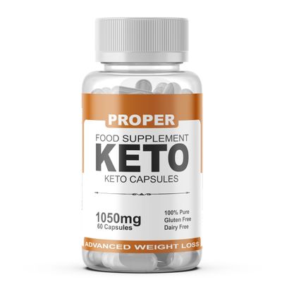 Proper Keto - 60 Capsules - Vegan,Support for Men & Women - 1 Month Supply