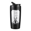 Adoorniequea Electric Protein Shaker Bottle Portable Mixer Cup for Milk Milkshakes Coffee black, 20x9.2x9.2 cm view 1