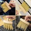 2Pcs Keyboard Cleaning Brush Wooden Dusting Brush Car Duster PC Laptop Brush Suitable in Crevice, Deep Gap and Narrow Space Cleaning Tool view 3