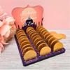Personalised Chocolate Coin Eid Countdown Calendar, Fancy Plaque Design, Suitable for Various Coin Brands, Ideal Ramadan Gift, Size 130mm x 145mm x 140mm (Eid Pink and Purple) view 4