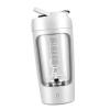 Adoorniequea 2 set Electric Protein Shaker Bottle Portable Mixer Cup for Milk Milkshakes Coffee white, 20x9.2x9.2 cm view 3