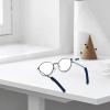2 Pair Knitting Eyeglass Ear Cushions,Upgrade Soft Knitting Cotton Fabric Eyeglass Ear Cushion Anti-Slip Temple Pads for Sunglasses Glasses Reading Glasses view 2