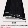 Aluminum Alloy Household Threshold Ramps, Floor Transition Strip Threshold Ramp,Non-Slip 35.4inch Thresholds Reducer, for Scooters, Wheelchair, Interior Sweeping Robot (Color : D) view 2