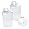 2pcs 2300ML washing powder storage, laundry detergent storage,laundry detergent dispenser container view 1