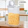 2pcs 2300ML washing powder storage, laundry detergent storage,laundry detergent dispenser container view 2