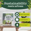 Aria 100% Recycled Toilet Paper, 6 Rolls, 3-Ply Soft Bath Tissue, Paper Packaging view 2