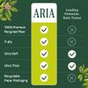 Aria 100% Recycled Toilet Paper, 6 Rolls, 3-Ply Soft Bath Tissue, Paper Packaging view 3