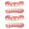 Clip in Veneers Teeth, 2 Pairs Snap On Veneers Teeth, Dentures False Teeth, Veneers Teeth, Clip On Veneers, Clip On Veneers Top and Bottom, for Men Women view 1