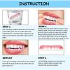 Clip in Veneers Teeth, 2 Pairs Snap On Veneers Teeth, Dentures False Teeth, Veneers Teeth, Clip On Veneers, Clip On Veneers Top and Bottom, for Men Women view 2