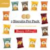 Biscuit & Shortbread Gift Set Hamper Bundle Including 12 Packs of Two Walker Assorted Biscuits with Shortbread Fingers Individually Wrapped Biscuits Hamper. view 4
