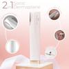 STYLPRO 2-in-1 Sonic Dermaplane & Trimmer: Illuminated Edge, Rechargeable, Wireless, Travel-Friendly. for Eyebrows, Peach Fuzz, Bikini Area. Safe, Painless Exfoliation with 3 Vibration Levels view 3