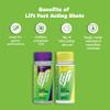 Lift Fast-Acting Glucose Energy Juice Shots, Very Berry & Lemon & Lime, 12 Pack of 60 ml Bottles, 2 Pack view 2