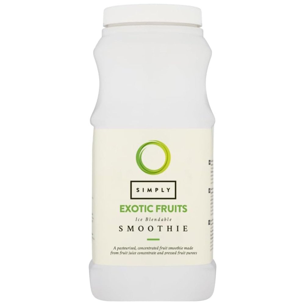 Simply Exotic Fruits Smoothie, Vegan Blendable Concentrated Smoothie Mix Made with Real Fruit Puree (1 Litre)