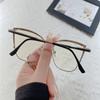 FUQINQINGOZ Oversized Computer Readers Cat Eyes Anti Glare Blue Light Blocking Reading Glasses Trendy Flat Light Mirror Eyewear (Color : C1, Size : +150) view 2