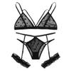 TYUIOP Sexy Lingerie for Women Naughty Crotchless Black Bra Sexy Outfits Lingerie Cute Lingerie Sexy Lingerie for Women Sets Crotchless Womens Nightwear Maid of Honour Gifts Sexy Nightie view 1