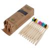 Bamboos Toothbrushes | Soft Bristle Charcoal Tooth Brush,Reusable Bamboos Charcoal Toothbrushes for Travel Outdoor Picnic Camping view 1