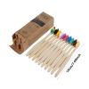 Bamboos Toothbrushes,Soft Charcoal Toothbrushes - Soft Charcoal Infused Bristles Tooth Brush Travel Kit with Soft Bristles for Men and Women view 4