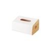 osiuujkw Holder Self-Adhesive Paper Box Stylish Napkin Storage Container Dispenser Car Toilet Bathroom Kitchen Decoration view 1