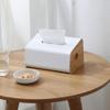 osiuujkw Holder Self-Adhesive Paper Box Stylish Napkin Storage Container Dispenser Car Toilet Bathroom Kitchen Decoration view 2
