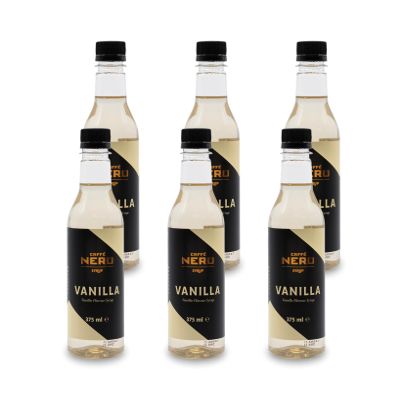 Caff Nero - Coffee Syrup (6 x 375ml) (Vanilla)