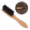 Beaupretty 2pcs Men Shaving Brush Comb Beard Brush Wooden Hair Mustache Beard Comb Bristle Styling Maker for Barber Use view 2