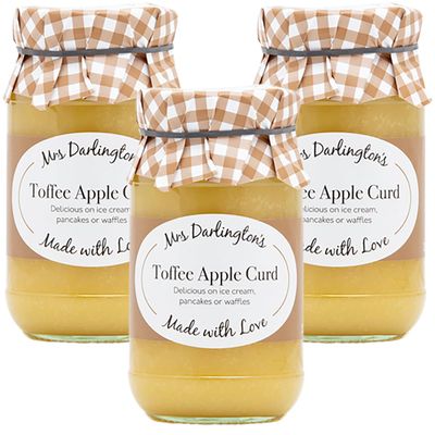 Mrs Darlington's Toffee Apple Curd - 320g - Pack of 3