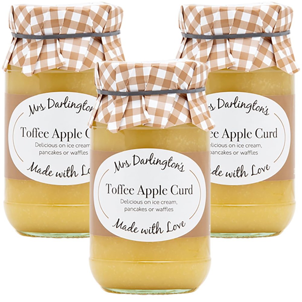 Mrs Darlington's Toffee Apple Curd - 320g - Pack of 3