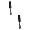 Beaupretty 2pcs Beard Cleaning Brush Hair Styling Brush for Men Beard Care Boar Bristles and Styling view 1