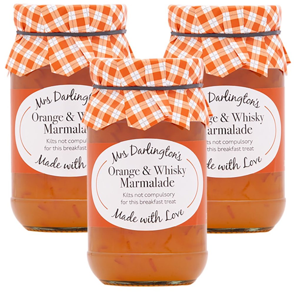FreshCart Basics Mrs Darlington's Orange and Whisky Marmalade - 340g - Pack of 3