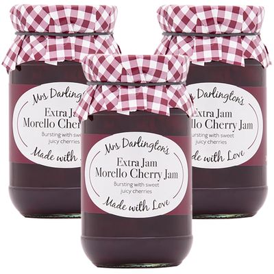 FreshCart Basics Mrs Darlington's Morello Cherry Jam - 340g - Pack of 3