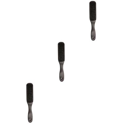 Beaupretty 3pcs Pig Bristle Beard Cleaning Brush Men Beard Brush Styling Bristles and Hair Styling